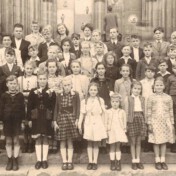 Schulausflug nach Köln, Volksschule Nöthen, Lehrer Jakob Kolvenbach, ca. 1950
