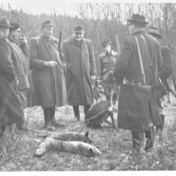 Jagdgesellschaft (rechts Karl Esser)