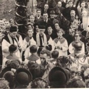 Pfarreinführung Dr. Hamm, rechts Pfr. Dr. Koch, Holzheim