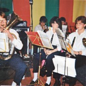 Konzert des Jugendorchesters Nöthen unter der Leitung von Friedhelm May (1986)