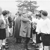 Jagdpächter Böhminhaus beim Doping der Nöthener Altherren Mannschaft