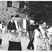 Fronleichnamszug mit Pfarrer Dr. Alexander Klein